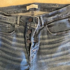 The Loft Jean, dark denim, skinny